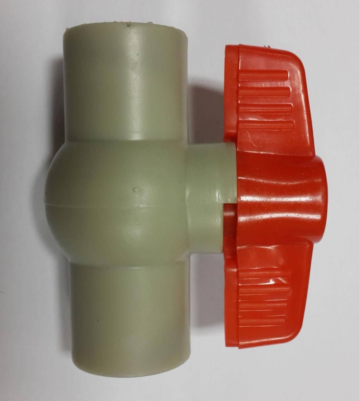 

Кран кульовий ( пласт. кулька) Vsplast PPR ф (20) 1/2 х1/2 1022