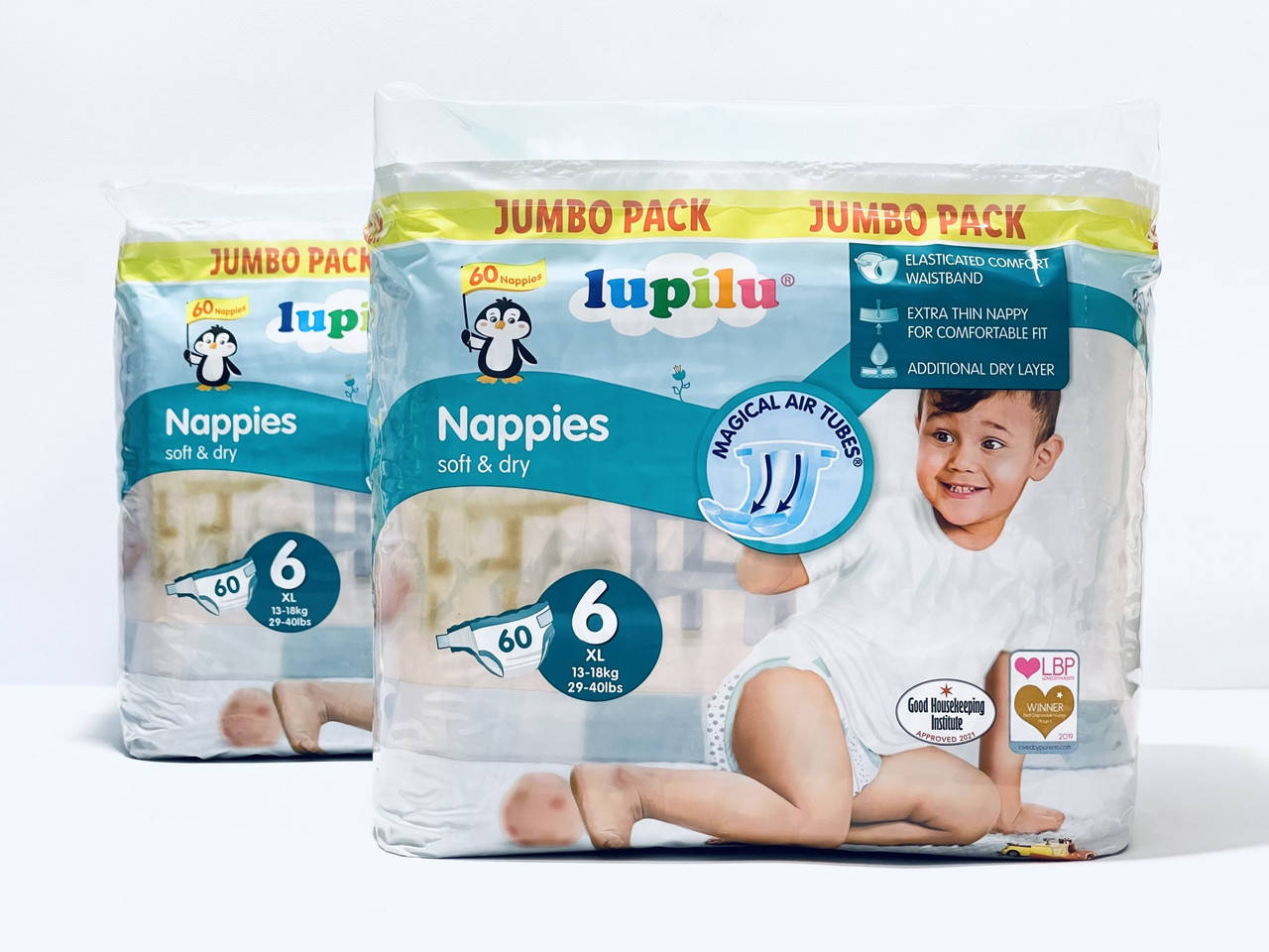 

Підгузки Lupilu Soft & dry Розмір 6, 13-18 кг, 120 шт