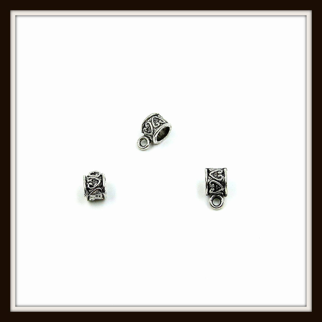 

Бейл серебро (0,6*1,1 см) 12 шт в уп.