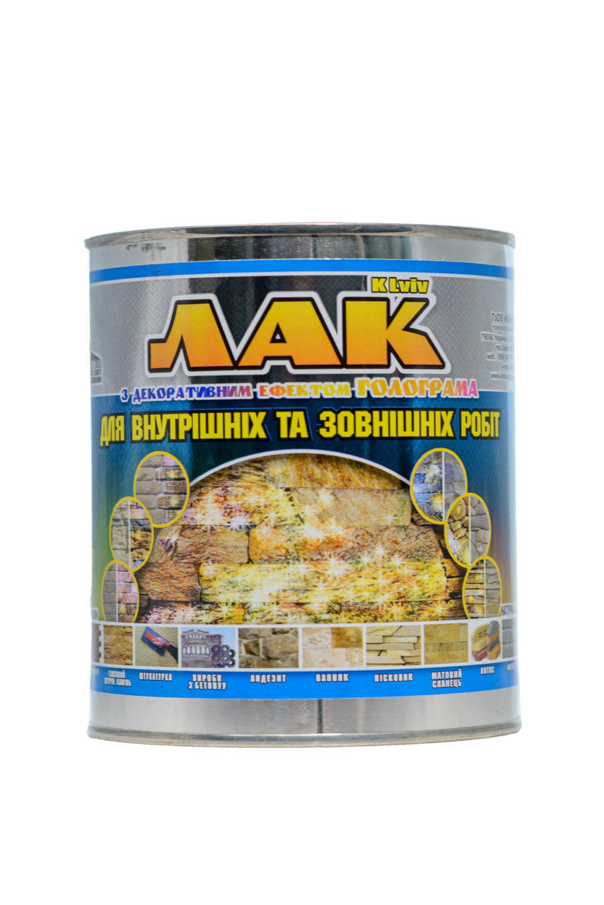 

Декоративный лак "Голограмма" KLVIV 0,7 л