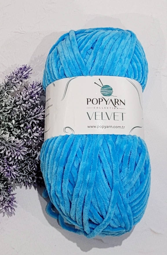 

Popyarn Velvet №019 яскрава бірюза