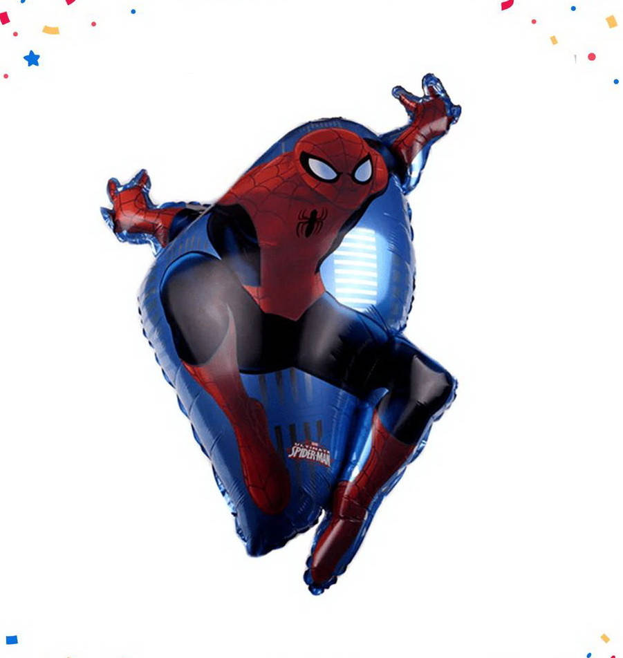 

Фольгированный шар большая фигура Человек Паук 80х65см Китай, Синий