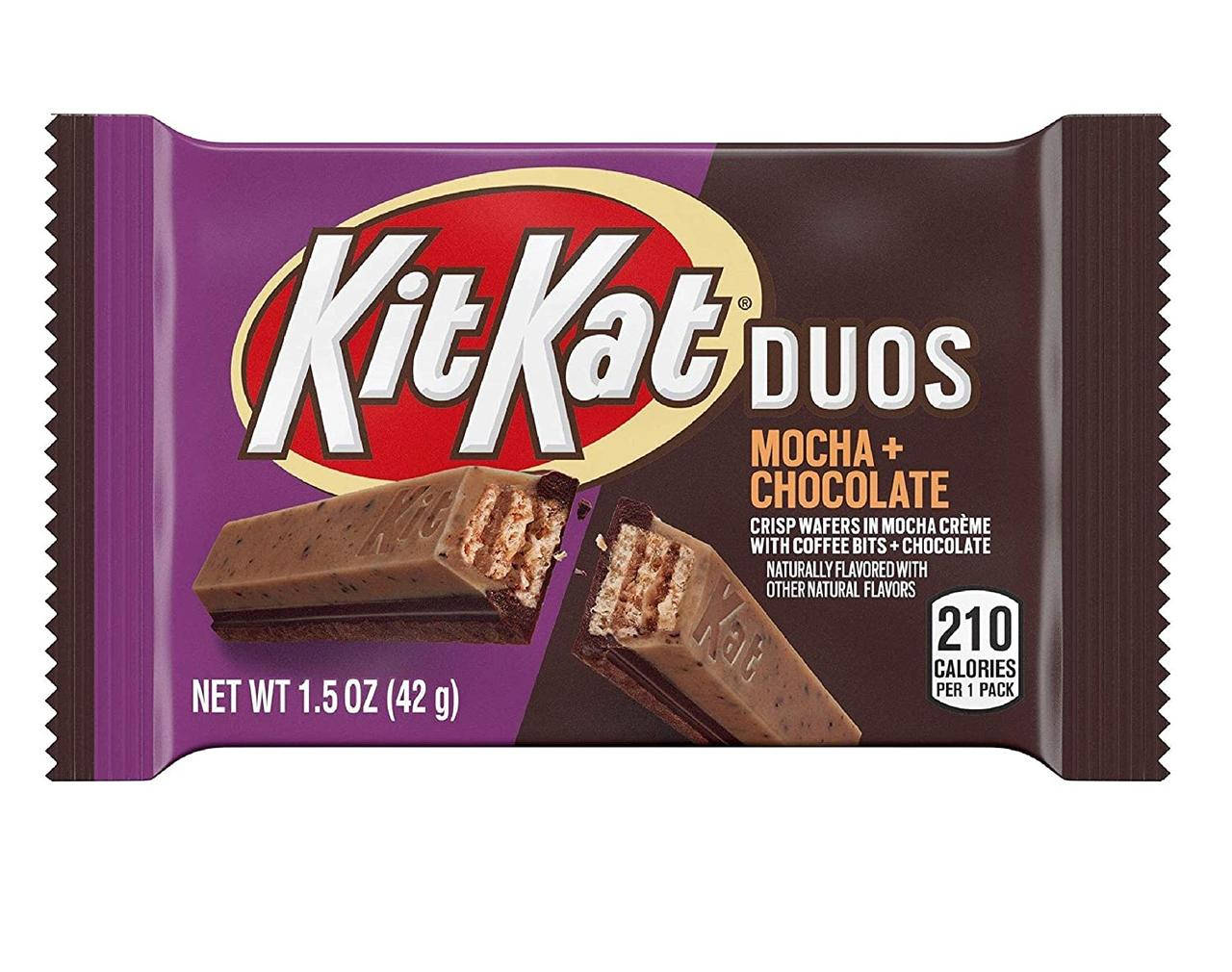 

Батончик KIT KAT Duos Mocha Creme and Chocolate Wafer 42g
