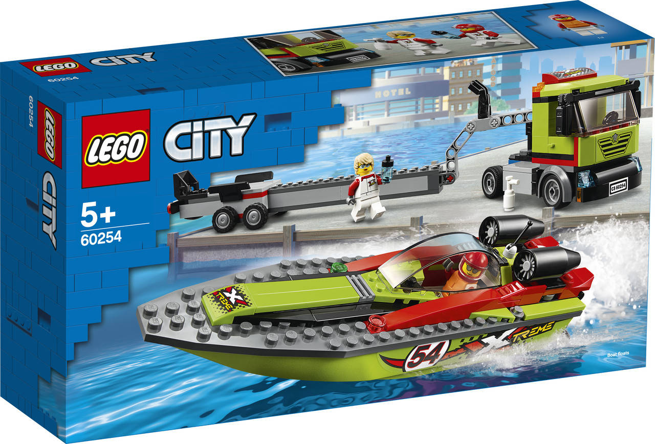 

LEGO ЛЕГО City Транспортировщик скоростных катеров 60254 (+подарок)