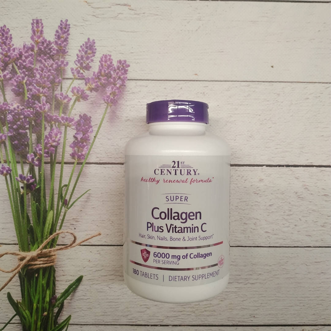 

21st Century Collagen plus Vitamin C 180 tab , коллаген