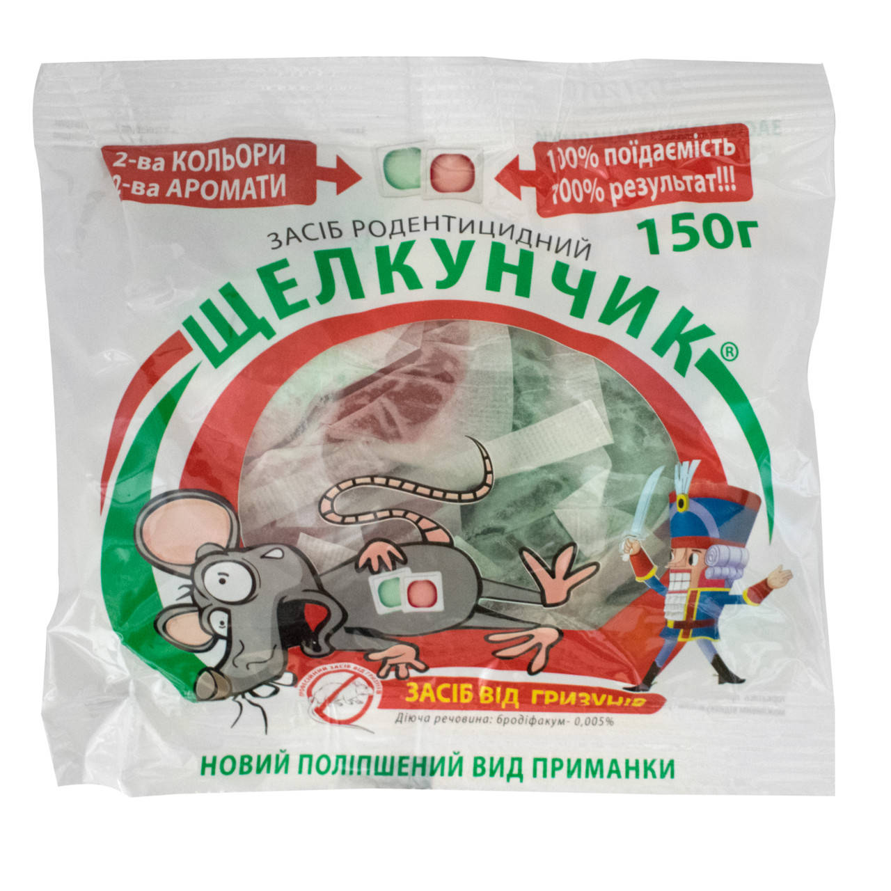 

Тесто от крыс и мышей Щелкунчик 150 г