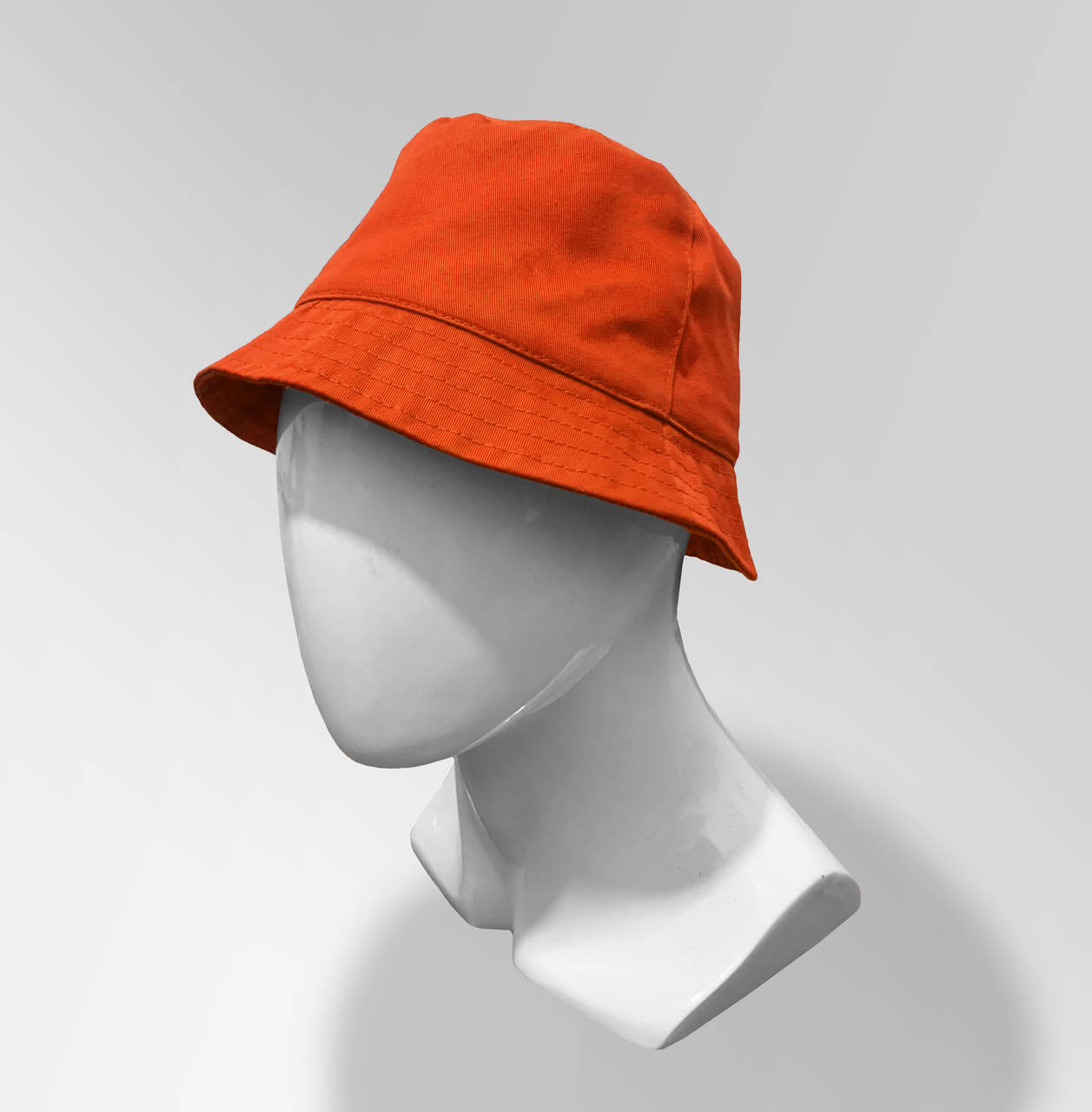 

Панама оранжевая однотонная летняя мужская/женская/детская