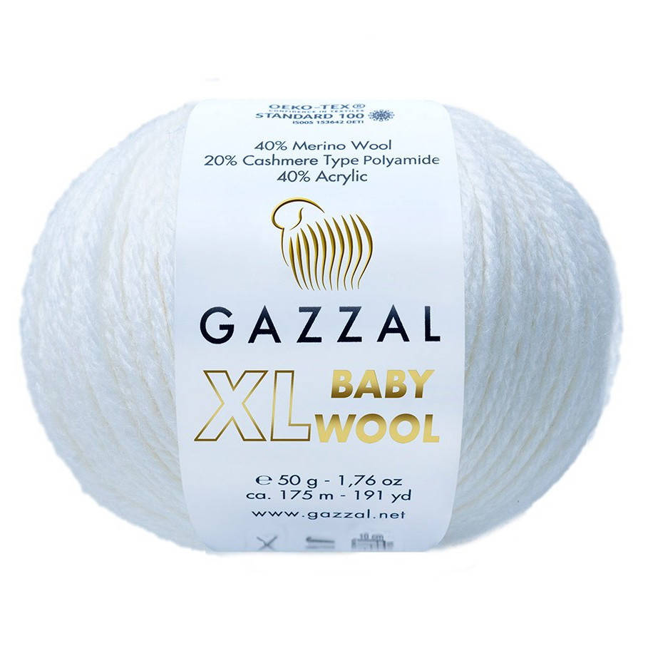 

801 Пряжа Gazzal Baby Wool XL