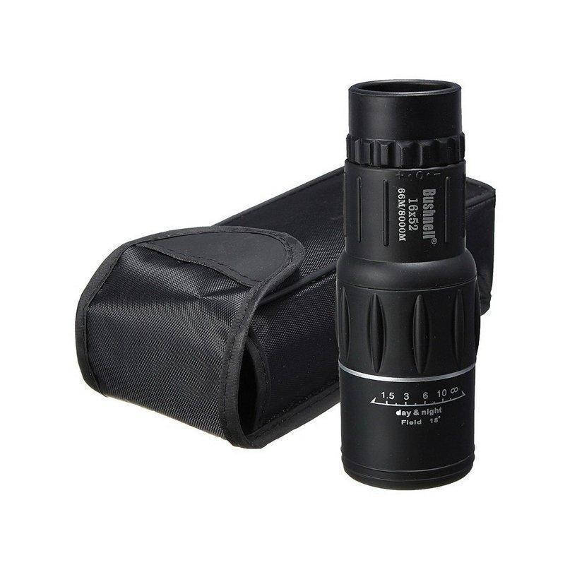 

Монокуляр Bushnell сверхмощный компактный легкий 16x52, цена улет, Черный