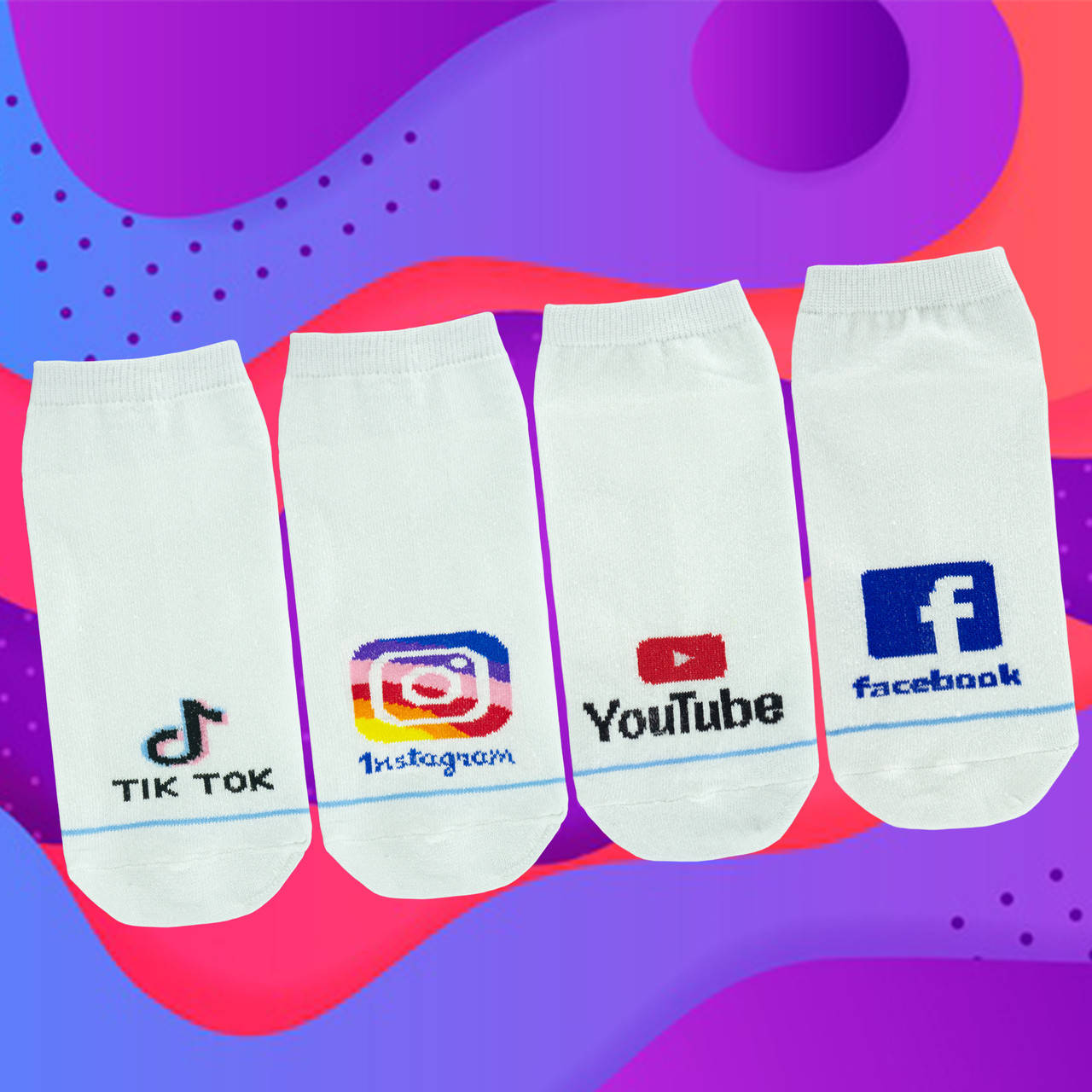 

Набор коротких носков "Social"