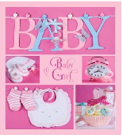 

Альбом для новорожденных EVG 20sheet Baby collage Pink w/box (UA), Розовый