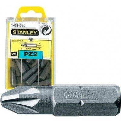 

Набор бит Stanley 1/4" PZ2 x 25 мм 25 шт