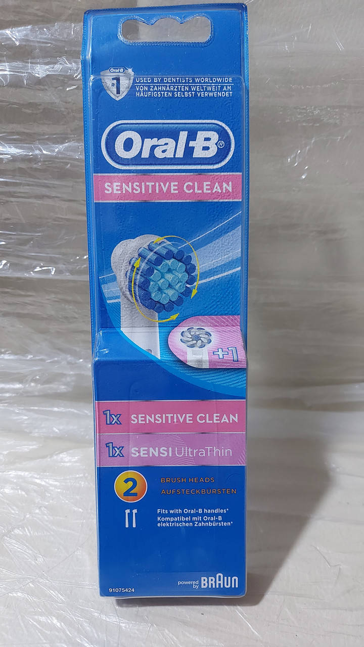 

Сменные насадки для электрощеток Oral B Sensitiv clean