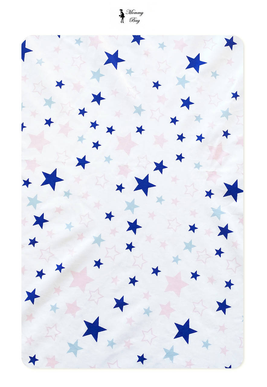 

Простынь на резинке в детскую кроватку Звездочки арт.СТ-9
