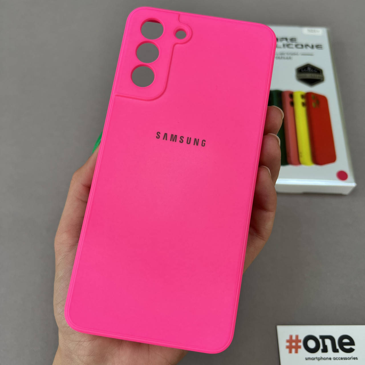 

Чехол для Samsung Galaxy S21 Plus с защитой для камеры чехол на телефон самсунг с21 плюс малиновый S1Q