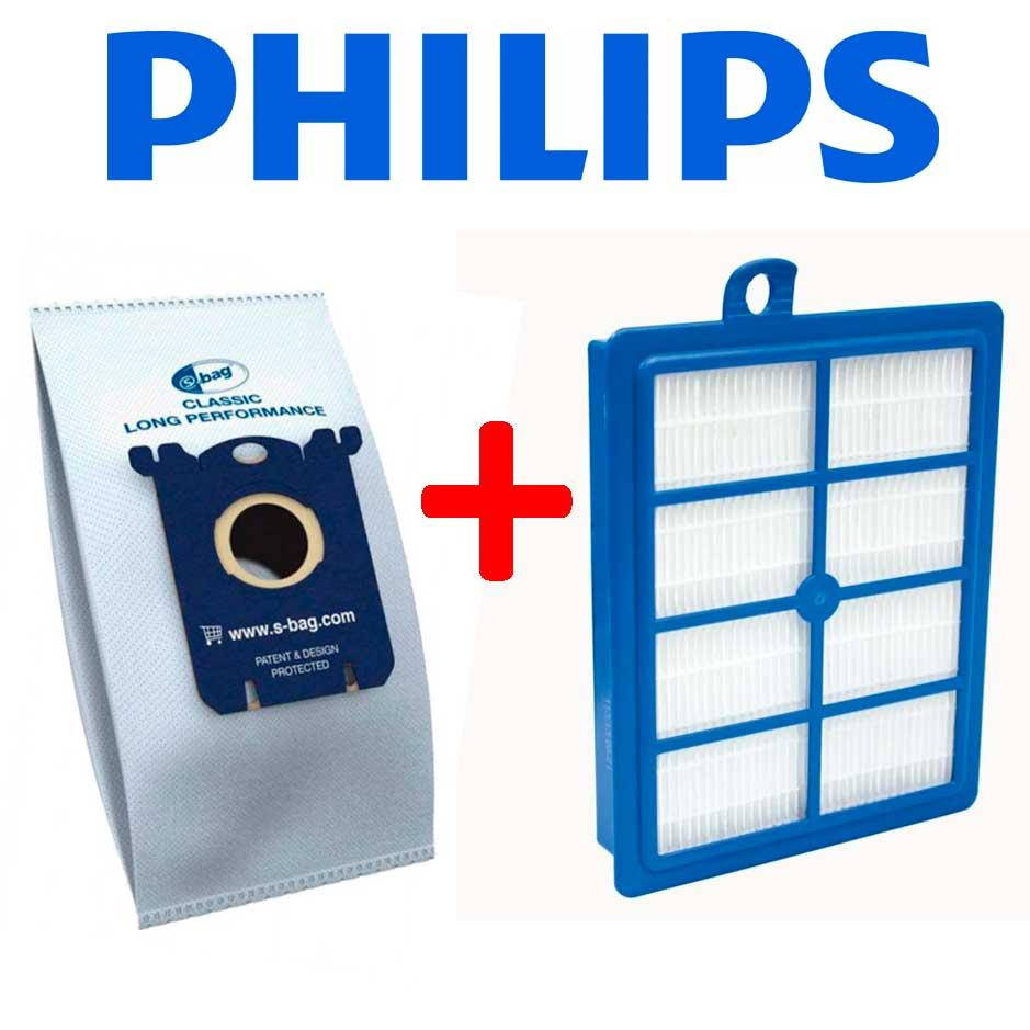 

Фильтр и комплект мешков S-BAG для пылесоса Philips