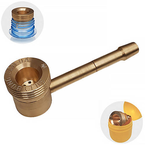 

Разборная Трубка Колпак Для Курения “Hardcore”, Золотистый