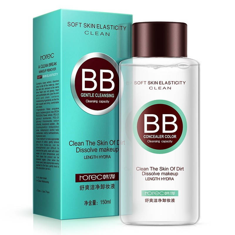 

Средство для смывания ББ-крема и стойкого макияжа Rorec BB Gentle Cleansing A Clean Break Makeup Remover,