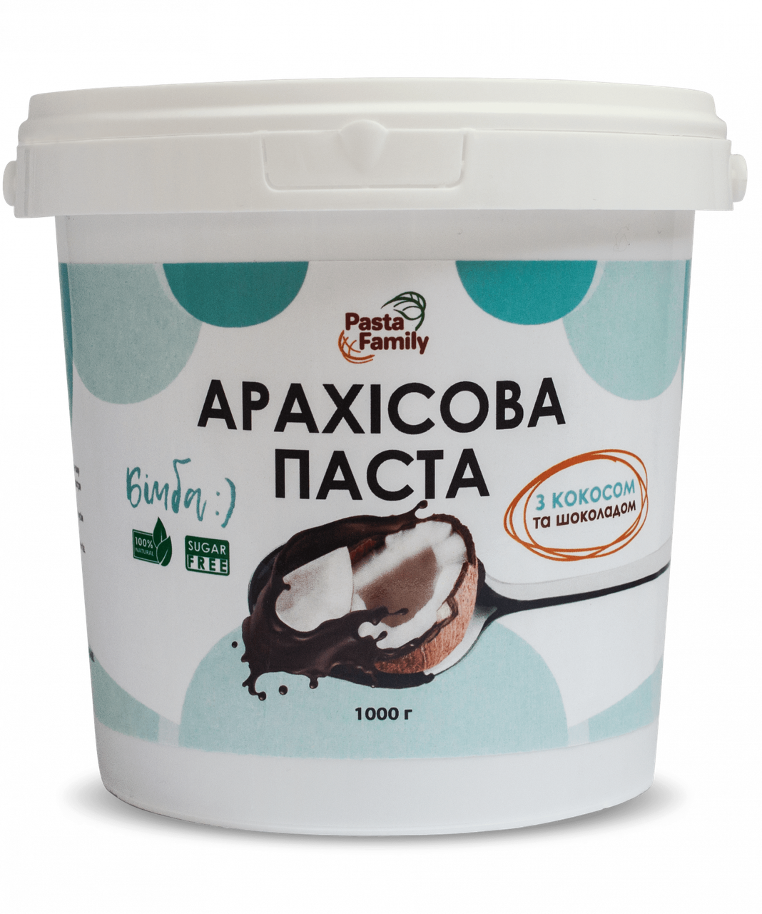 

Арахісова паста з кокосом і шоколадом Pasta Family 1 кг