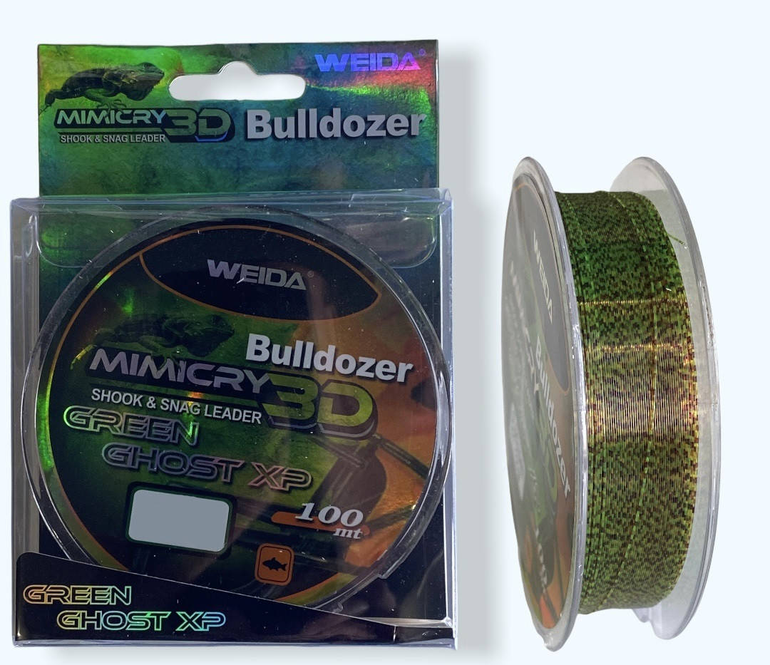 

Леска рыболовная Bulldozer Mimicry 3D, Зелёный
