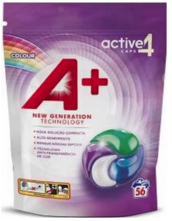 

Капсулы для стирки А+ COLOR 4 в 1 56 шт