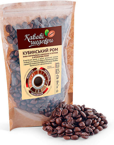 

Кава "КАВОВІ ШЕДЕВРИ" Кубинський Ром зерно 500г м/у (1/6)