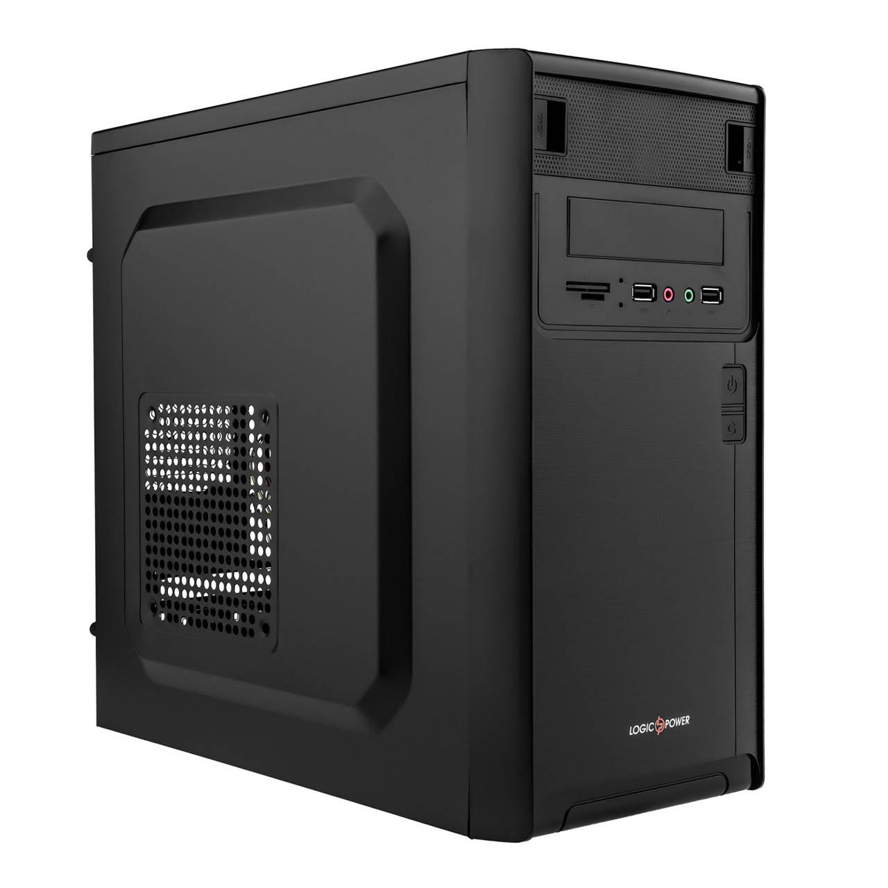 

Корпус Logicpower Mini Tower LP 6103, 2xUSB2.0, 400W 8cm, Black