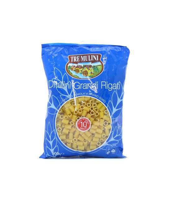 

Макароны Tre Mulini ditalini grandi rigati 500гр