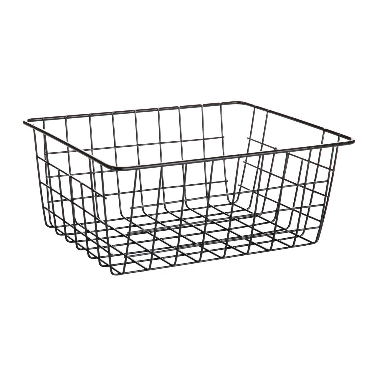

Декоративна корзина MORO Classic чорна 12*22*28см M-3100BL
