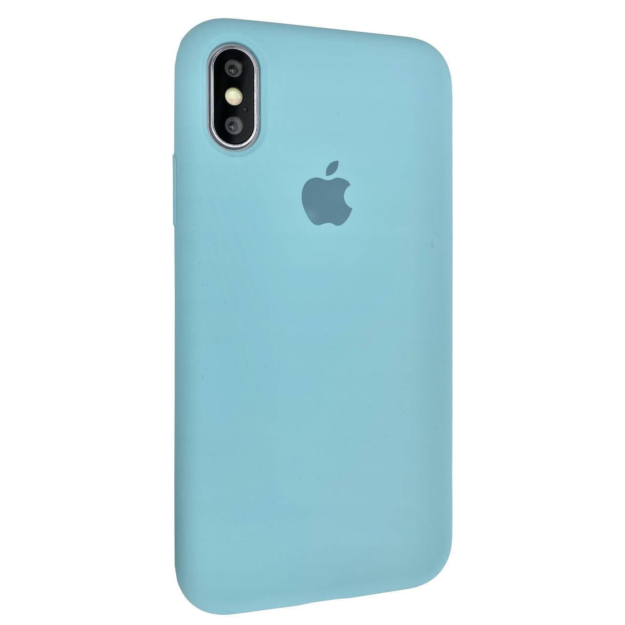 

Чехол-накладка Silicone Case Full Cover для Apple iPhone X / XS (sea blue), Синий
