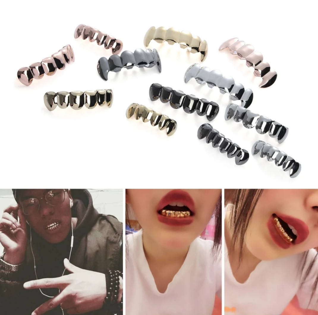 

Грилзы Grillz накладки на верхние зубы (1шт)