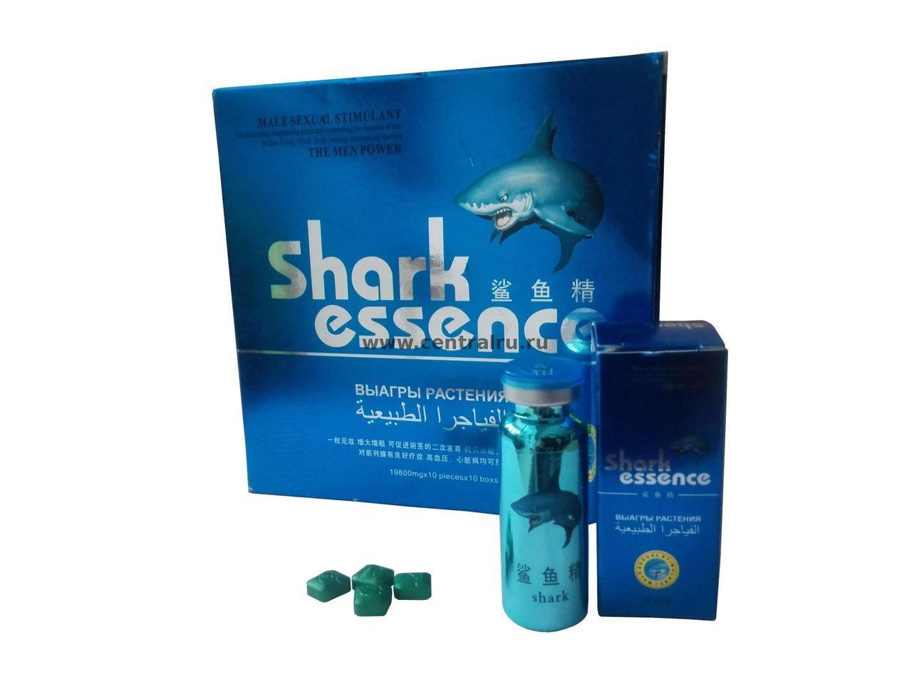 

Препарат для повышения потенции Shark Essence / Акулья Эссенция (10 таблеток)