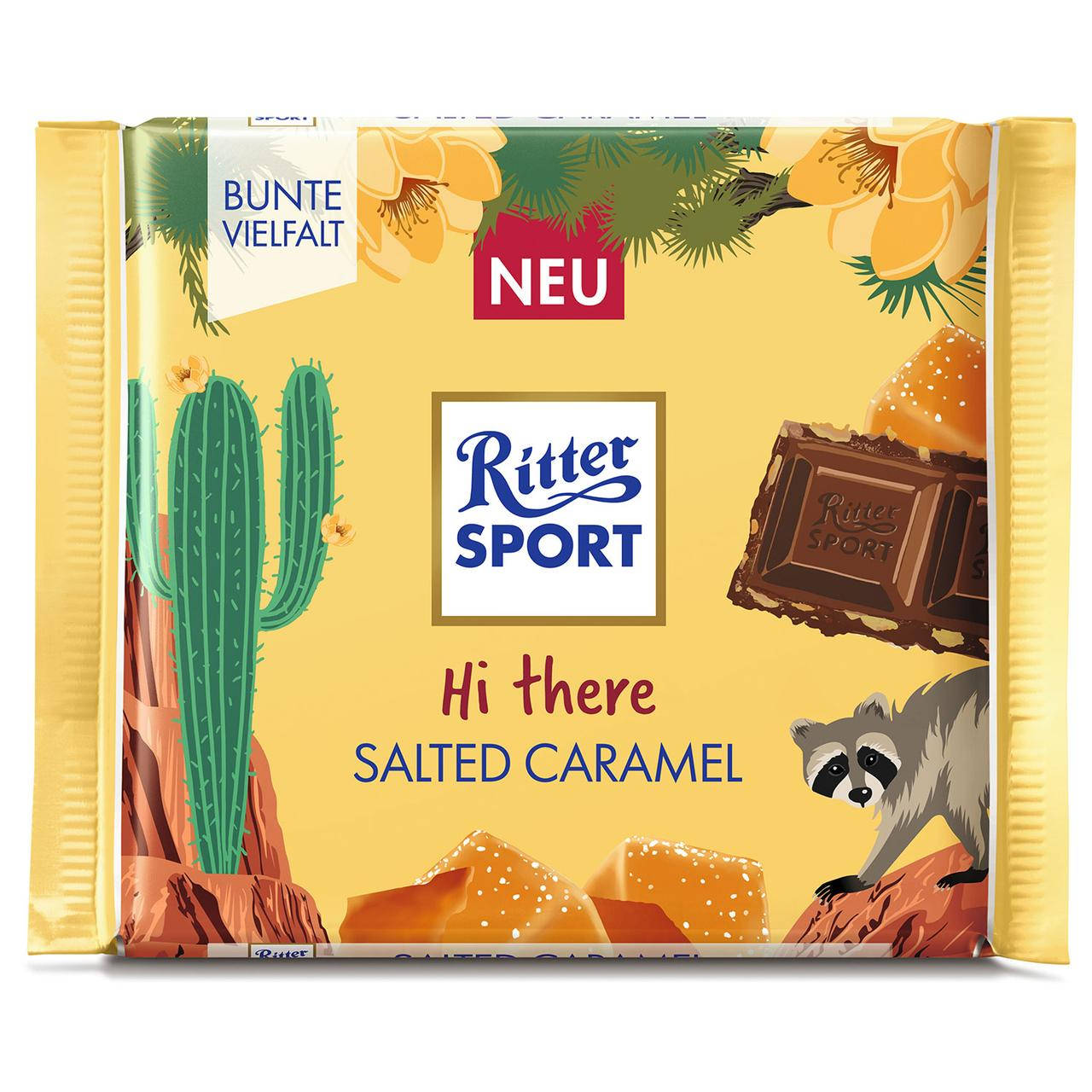 

Шоколадка Ritter Sport "Hi There" - Salted Caramel Chocolate 100 g