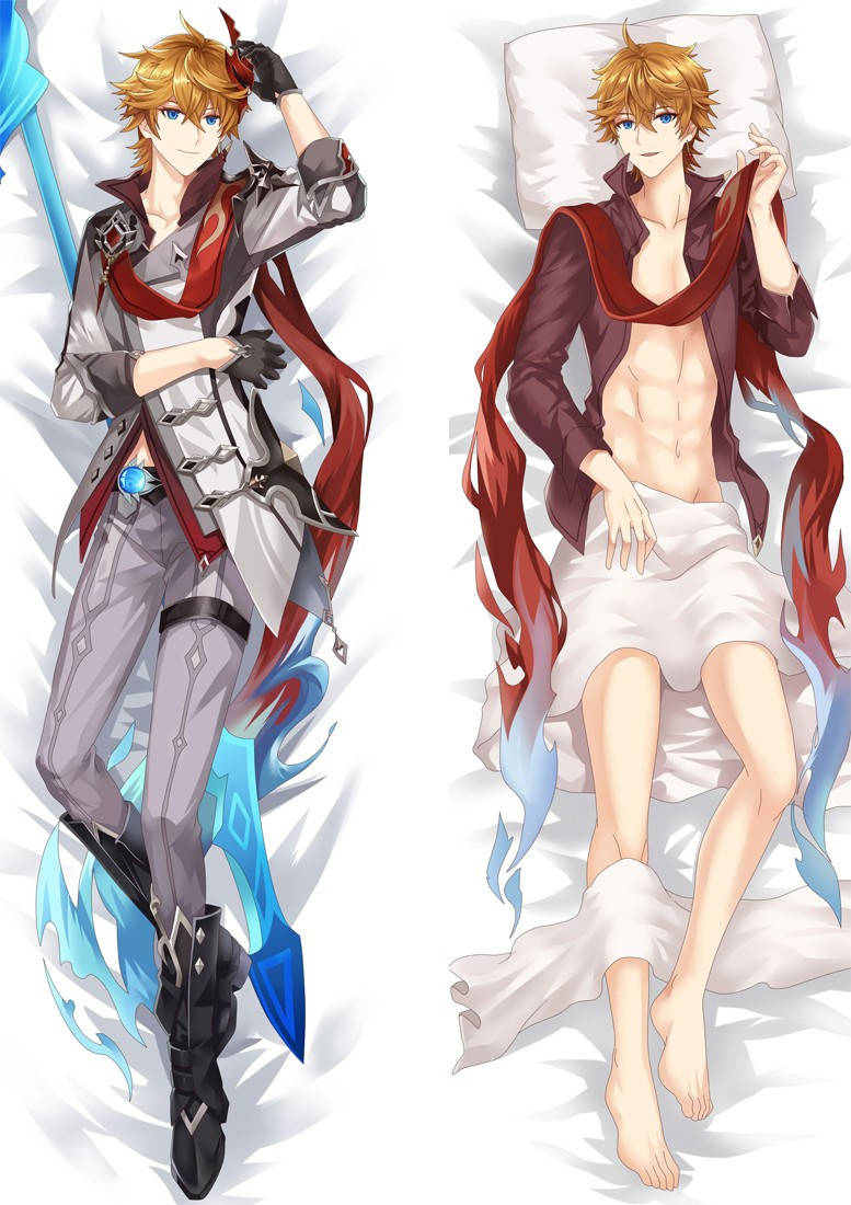 

Аниме Дакимакура Тарталья Genshin Impact (Генши Импакт) (подушка обнимашка) 120*40 см 150, 50*150, 50