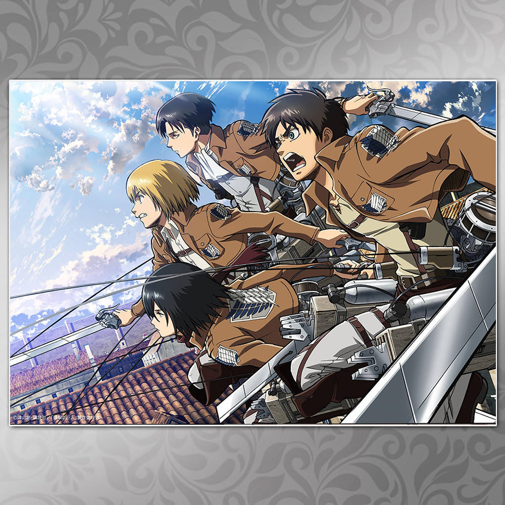 

Плакат Аниме Attack on Titan 064