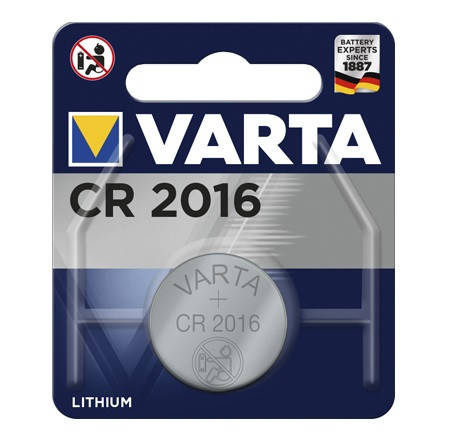 

Батарейка литиевая Varta CR2016 Lithium 3V дисковая таблетка