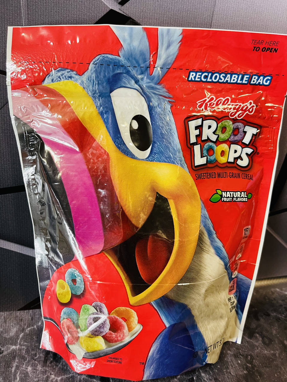 

Сухий сніданок Kellogg's Froot Loops кольорові фруктові кільця