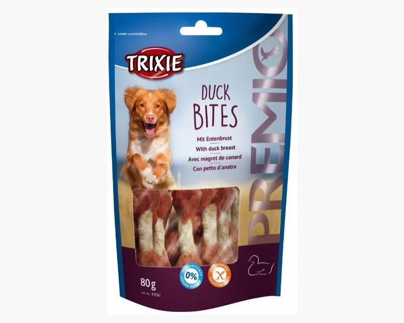 

Лакомство хрустящая утка для собак Trixie TX-31592 Premio Duck Bites (80 г)