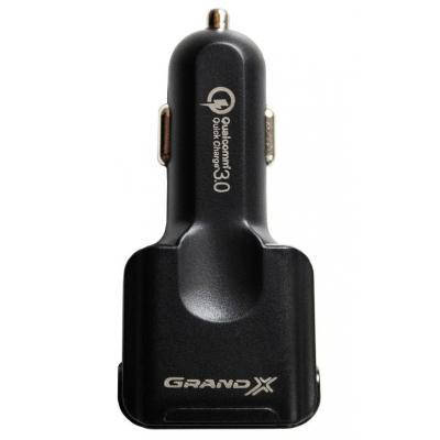 

Зарядное устройство Grand-X Quick Charge 3.0 + 3 USB 7,8А (CH-09), Черный