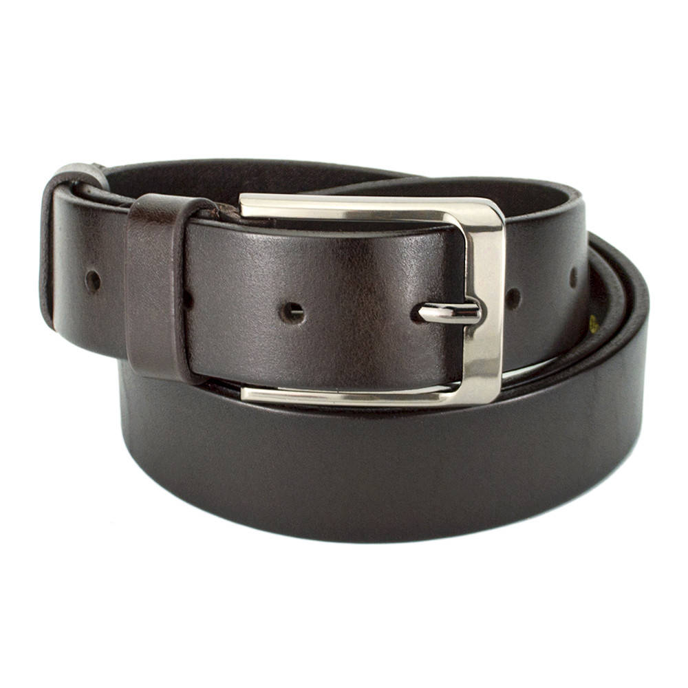 

Ремень мужской кожаный темно-коричневый JK-3566 (130 см) Brown