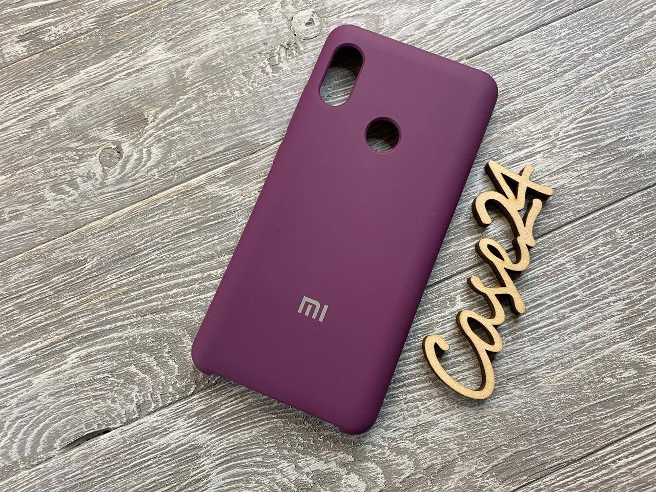 

Чехол Soft touch для Xiaomi Redmi Note 5 (8 цветов) баклажановый