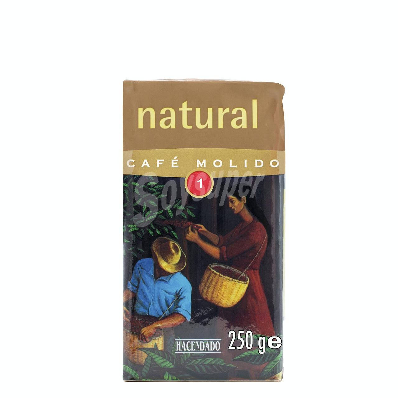 

Кофе молотый Hacendado Natural 250 г (Испания)