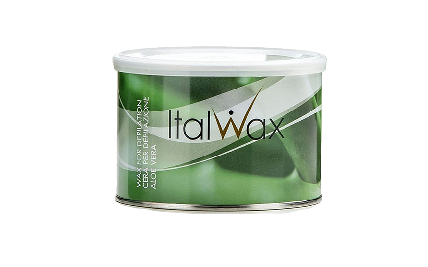 

Теплый воск в банке для депиляции ItalWax, Алое, 400 мл