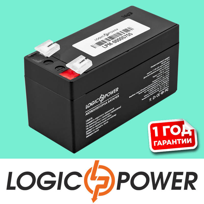 

Аккумулятор кислотный AGM LP 12V 1,3AH - Гарантия 1 год