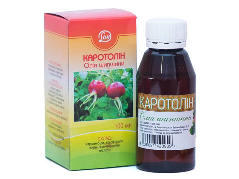 

Каротолін (олія шипшини) "Дон", 100 мл