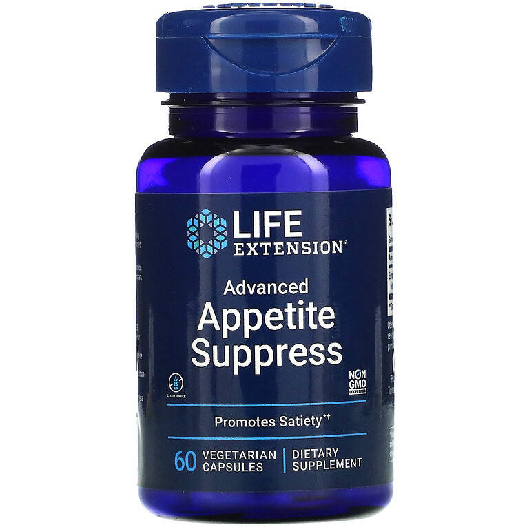 

Добавка для снижения аппетита Life Extension "Advanced Appetite Suppress" (60 капсул)