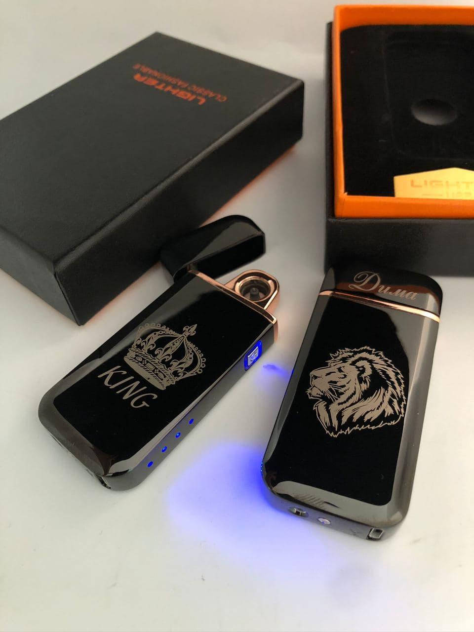 

USB Зажигалка плазма с персональной гравировкой