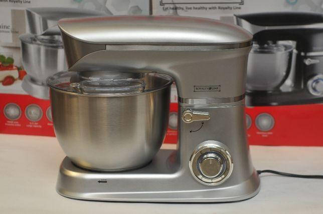 

Кухонный комбайн тестомес Royalty Line RL-PKM1900,7 Silver 1900 Вт