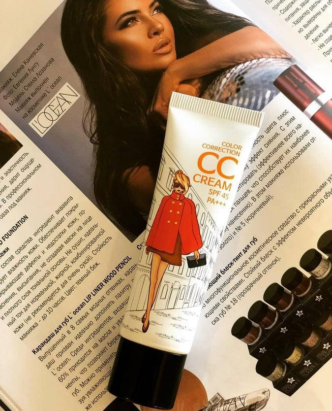

СС крем L`OCEAN Color Correction CC Cream spf 45