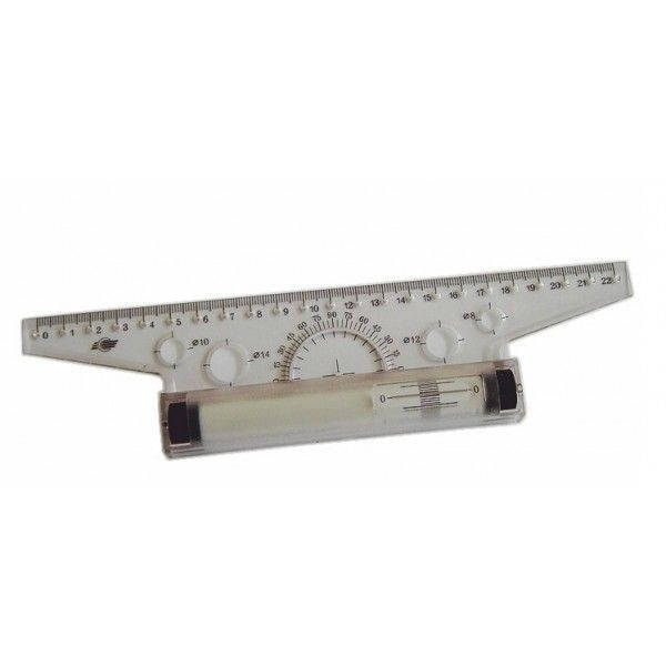 

Линейка-рейсшина 22см Спектр роликовая дымчатый (Р-220д)